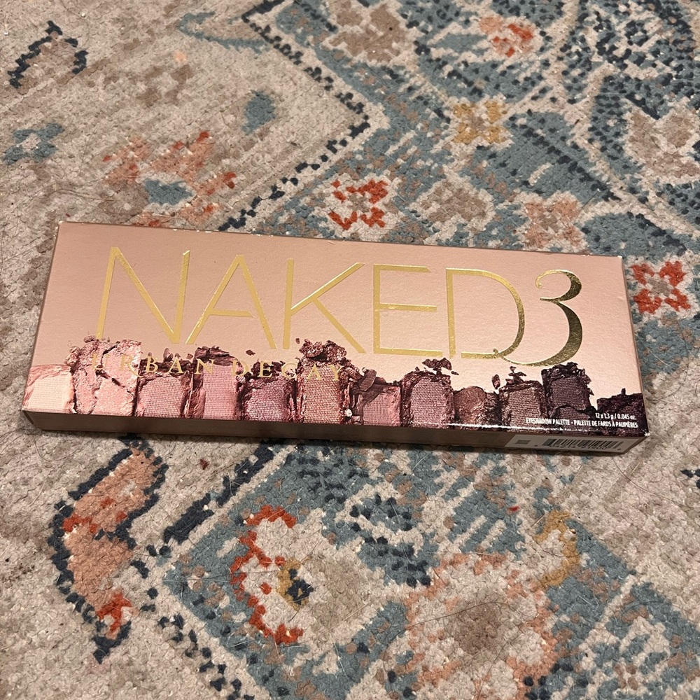 Urban Decay Naked3 Palette - Pink and Gold Hues